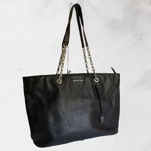 Black Micheal Kors Tote Bag